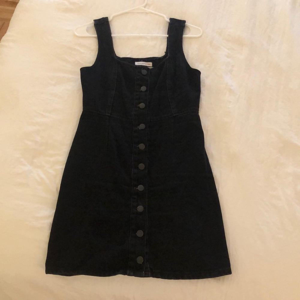 Urban Outfitters Black Denim Dress